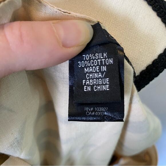 Marc Jacobs Women's Animal Print Silk Blend Midi Dress Size Small Pink and Brown - Picture 7 of 14